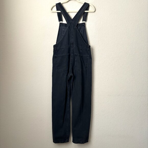 Free People Relaxed Ziggy Denim Overalls in Mineral Black - Picture 8 of 14